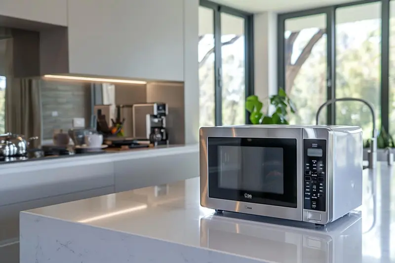 Où placer le micro-ondes dans une cuisine pour gagner de la place ?