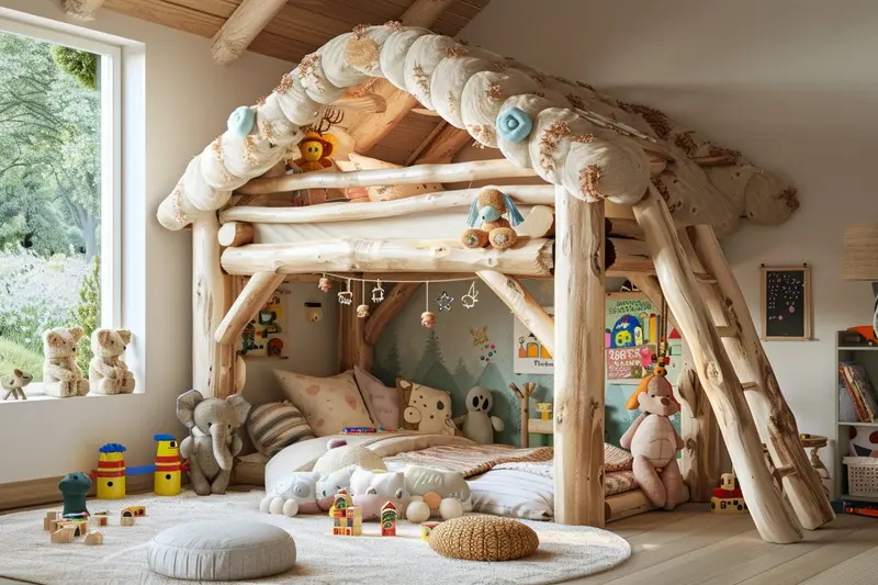 Comment aménager une chambre d’enfant avec un lit cabane mezzanine ?