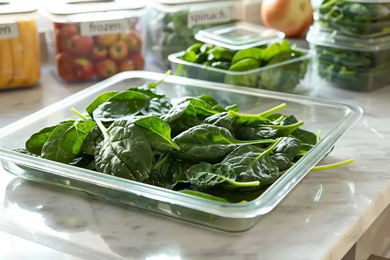 Congeler des épinards cuits : la méthode pour préserver saveur et texture