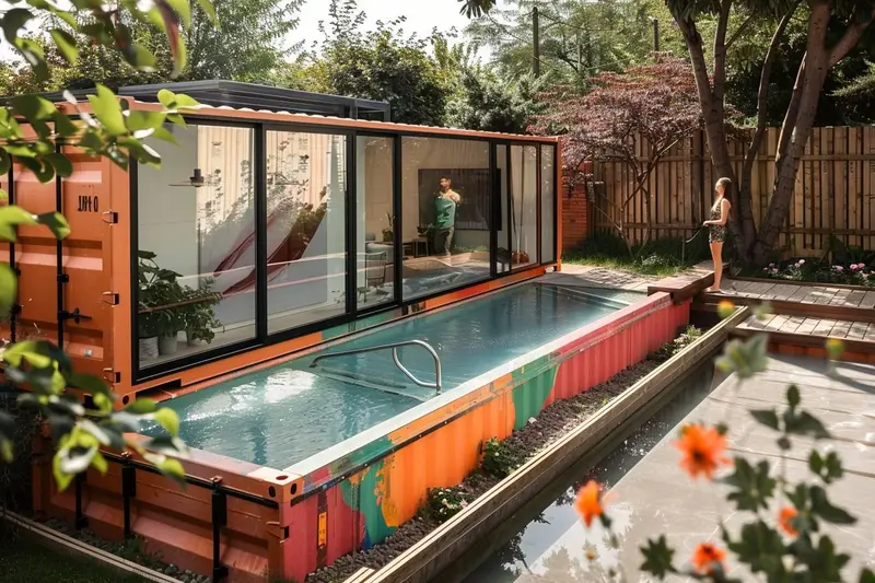 Transformer un container maritime en piscine design : méthode, budget et règles à connaître