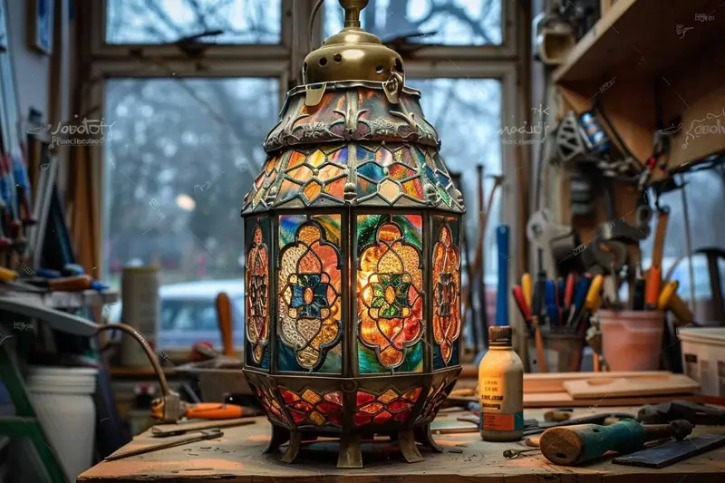 Restaurer une lanterne magique et ses plaques de verre peintes sans les dégrader
