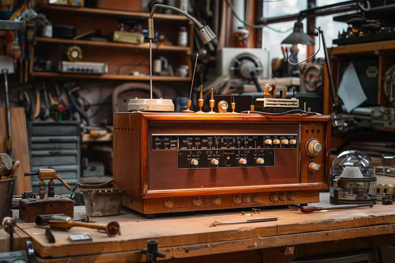 Restaurer une vieille radio vintage : la démonter sans l’abîmer, puis la remettre en service