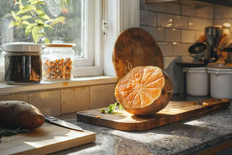 Conserver une patate douce crue : durée, température et astuces