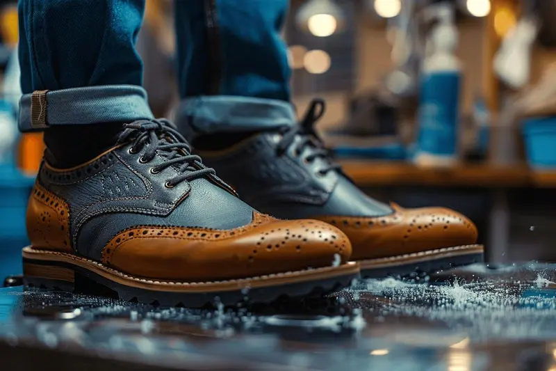 Comment entretenir facilement des chaussures à lacets marron en daim
