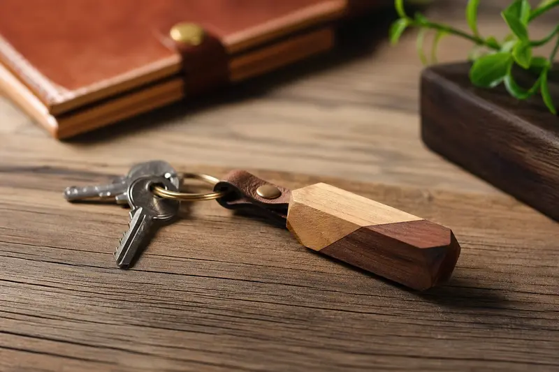Porte-clés fashion en bois : choisir un accessoire stylé, solide et durable