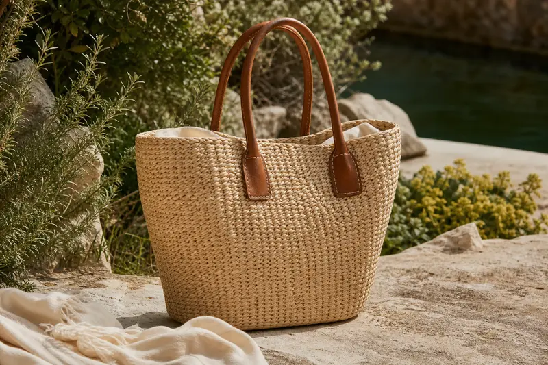 Sac en osier avec anses en cuir : comment choisir un modèle raffiné et durable