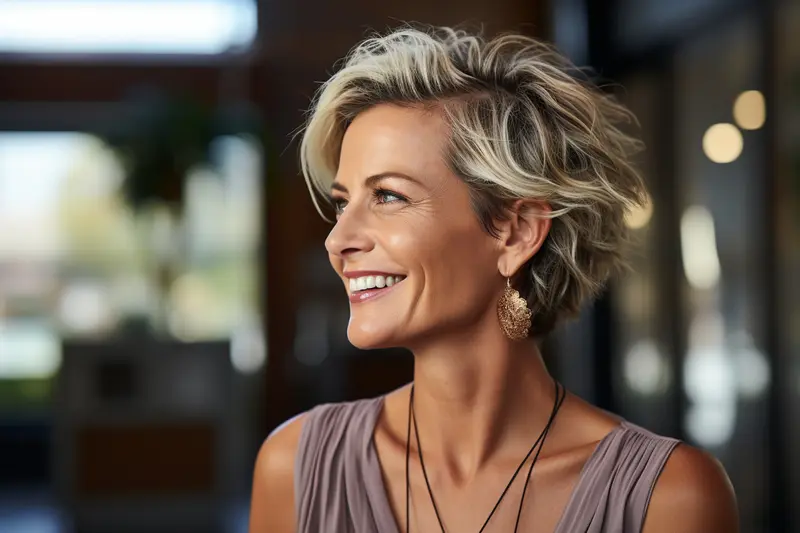 Coupe courte à 50 ans : trouver le style qui dynamise vraiment votre allure