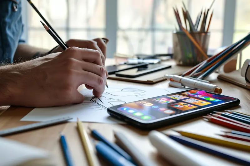 Comment dessiner un téléphone : méthode facile et réaliste