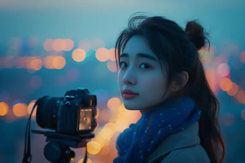 Photographier un portrait au crépuscule : réglages, lumière et poses pour réussir