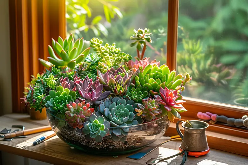 Cultiver des plantes grasses rares en terrarium : le guide d’un décor durable