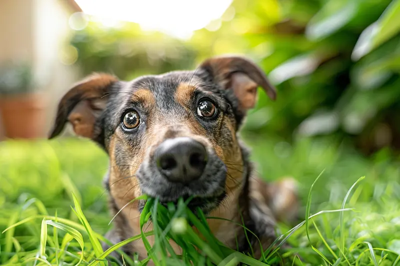 Pourquoi mon chien mange-t-il de l’herbe ? Raisons, risques et conseils vétérinaires