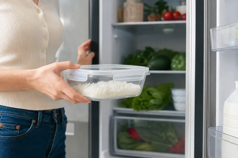 Riz cuit au réfrigérateur : combien de temps le conserver sans risque ?