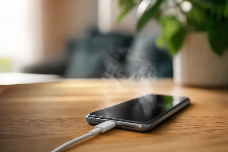 Téléphone chaud en charge rapide : est-ce dangereux pour la batterie ?