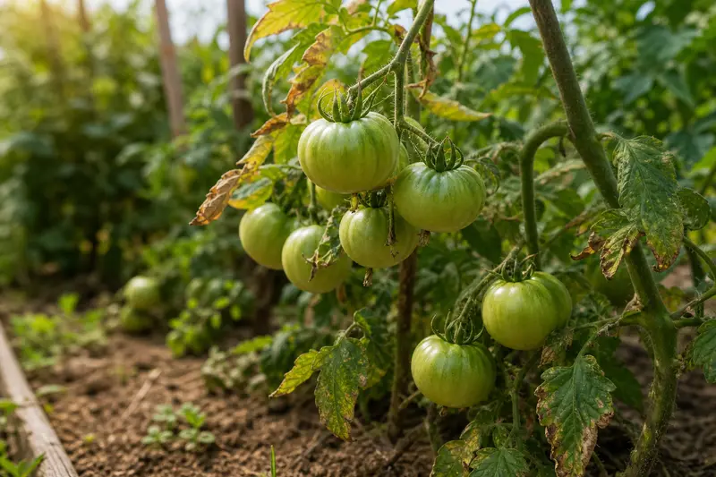 Les tomates du potager restent vertes et ne mûrissent pas malgré la chaleur : pourquoi, et comment relancer la maturation