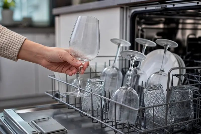 Dépôt blanc sur les verres au lave-vaisselle malgré le sel et le liquide de rinçage : les vraies causes
