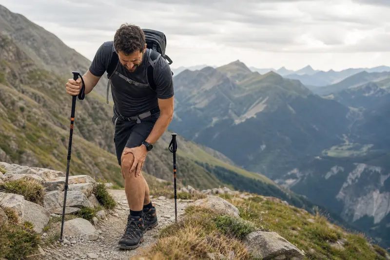 Mal aux genoux en descente mais pas en montée : ce que cela signifie et comment y remédier