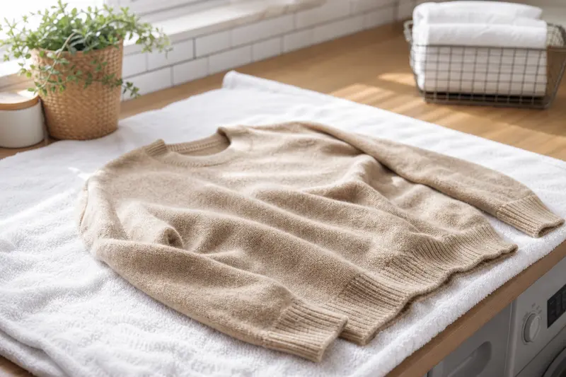 Un pull en laine a rétréci au lavage : ce qui se rattrape vraiment, et ce qui est perdu