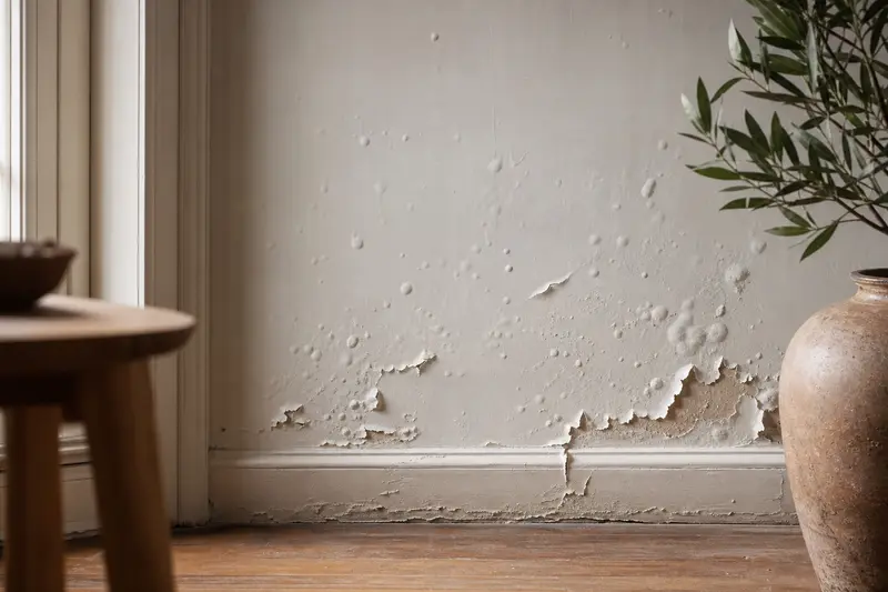 La peinture cloque sur un mur qui vient d'être repeint : pourquoi, et comment refaire sans que ça revienne